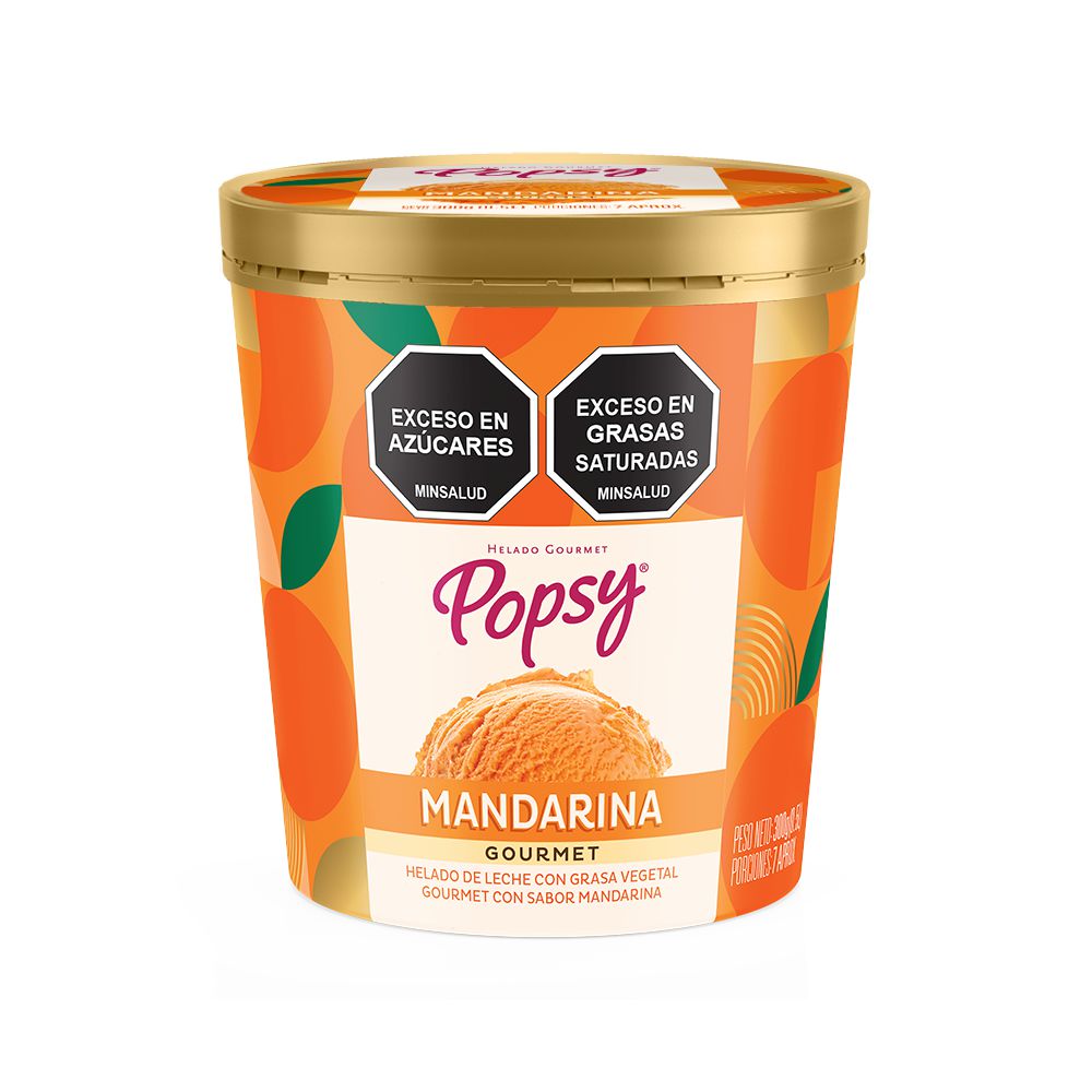 Helado POPSY sabor mandarina (300  gr) img #1