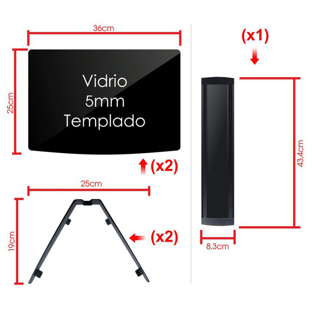 Soporte De Pared Para Dvd Blu-ray Consolas Jd Spd-202 img #3