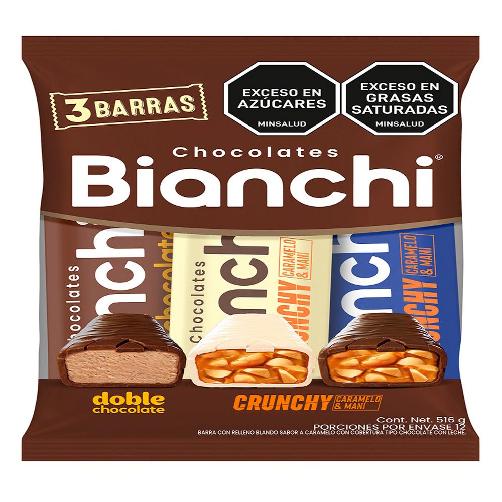 Barra de chocolate BIANCHI blando caramelo rellenos (1  UNIDAD) img #1