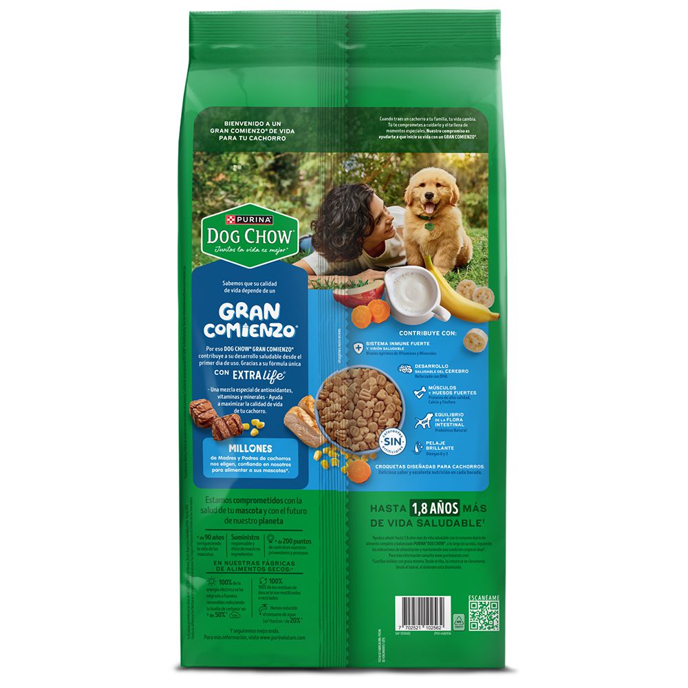 Comida para perros PURINA DOG CHOW cachorros medianos y grandes (4000  gr) img #2