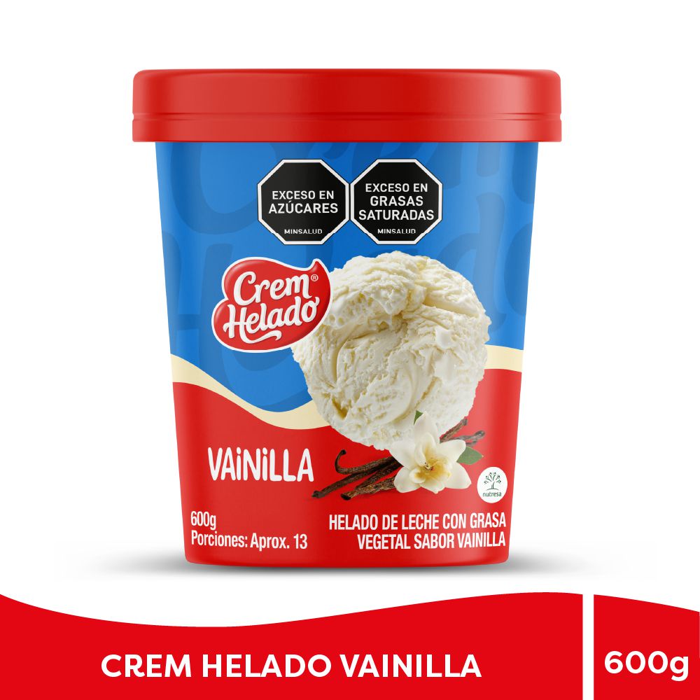 Helado CREM HELADO vainilla vaso (600  gr) img #1