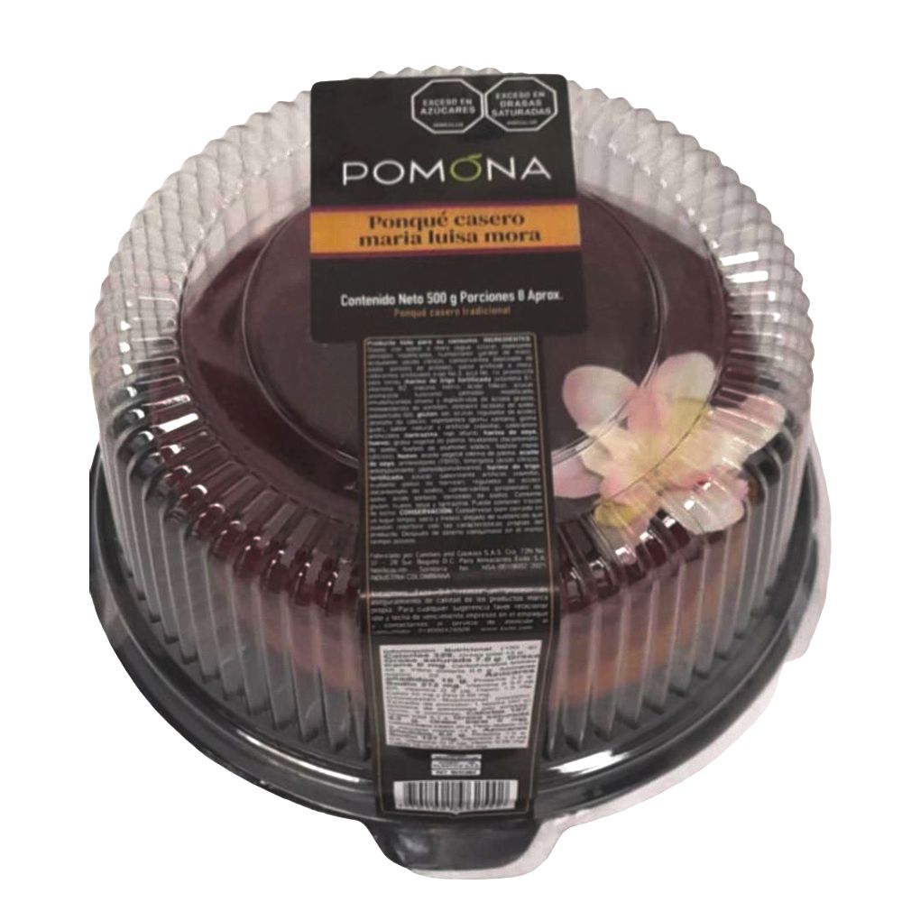 Ponqué Pomona casero maría luisa de mora (500  gr) img #1