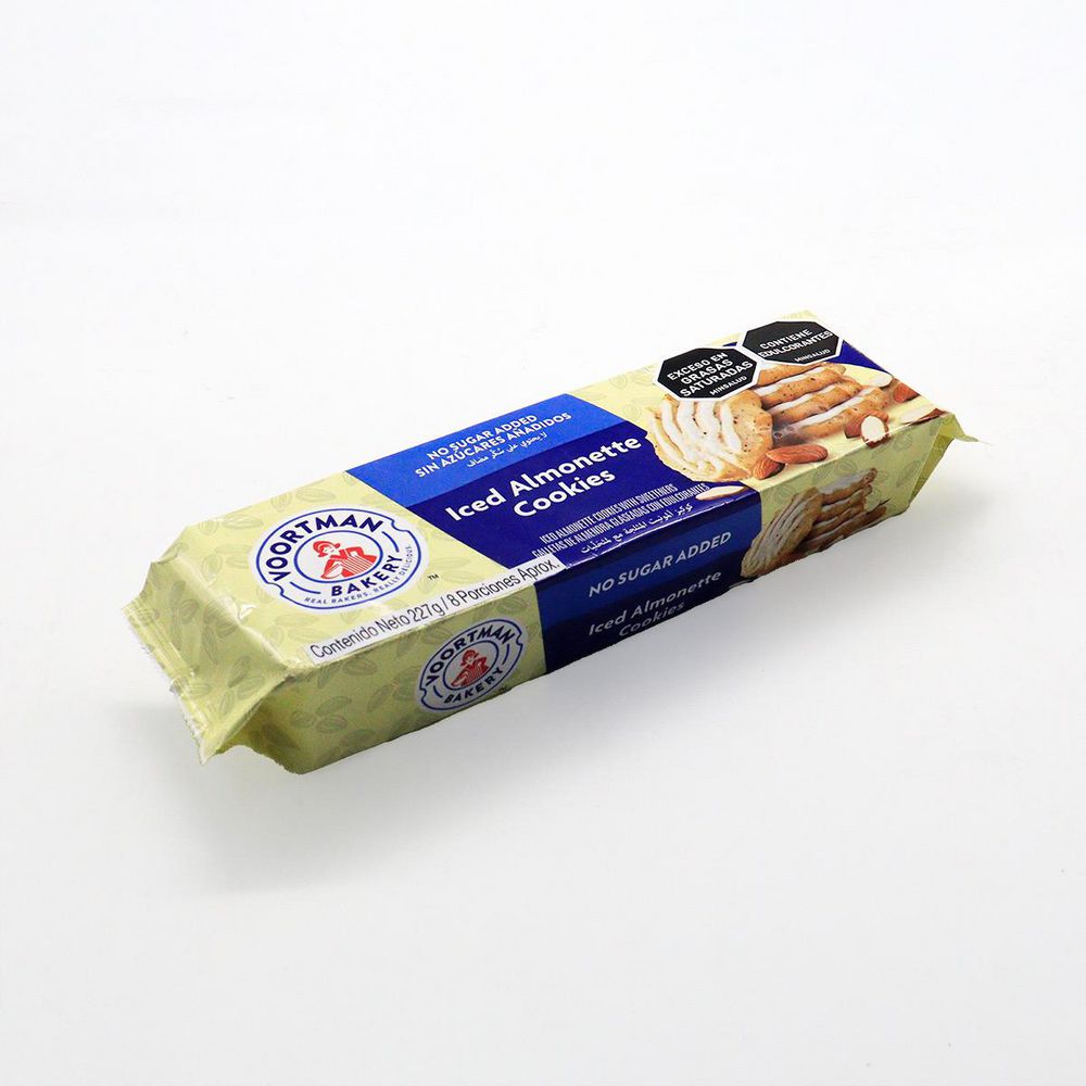 Galletas VOORTMAN con almendras sin azúcar (227  gr) img #3