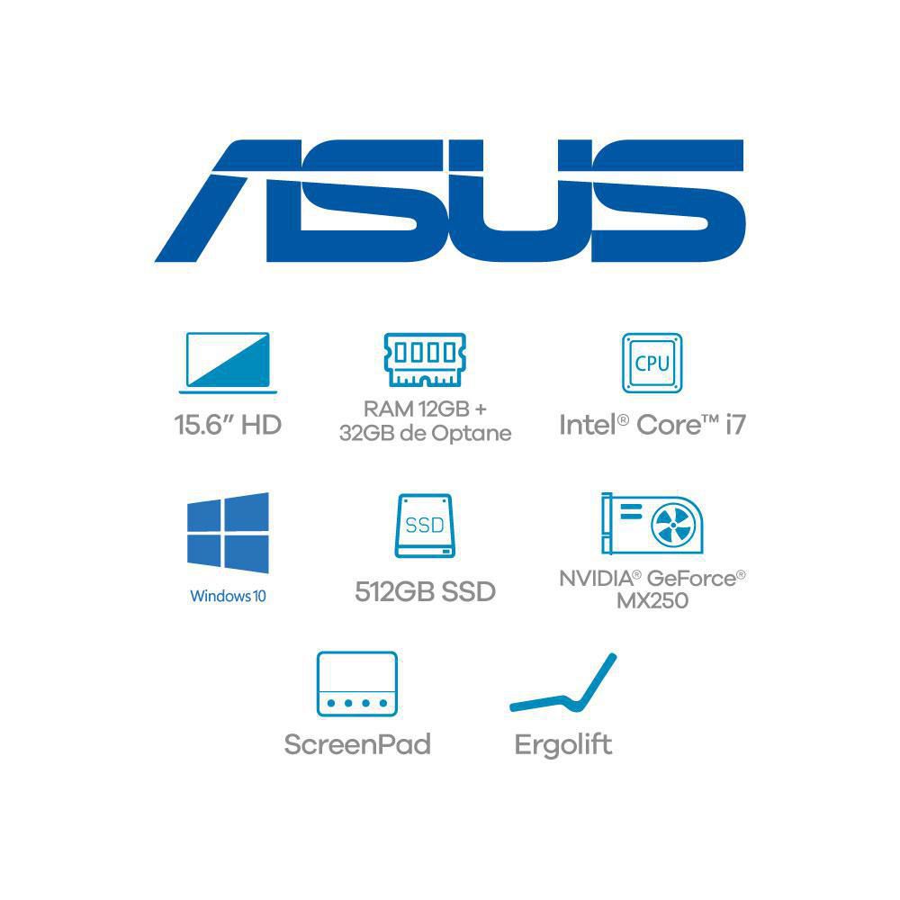 Computador ASUS  Intel Core i7  RAM 12 GB 512 GB SSD S532FLBN2 img #2