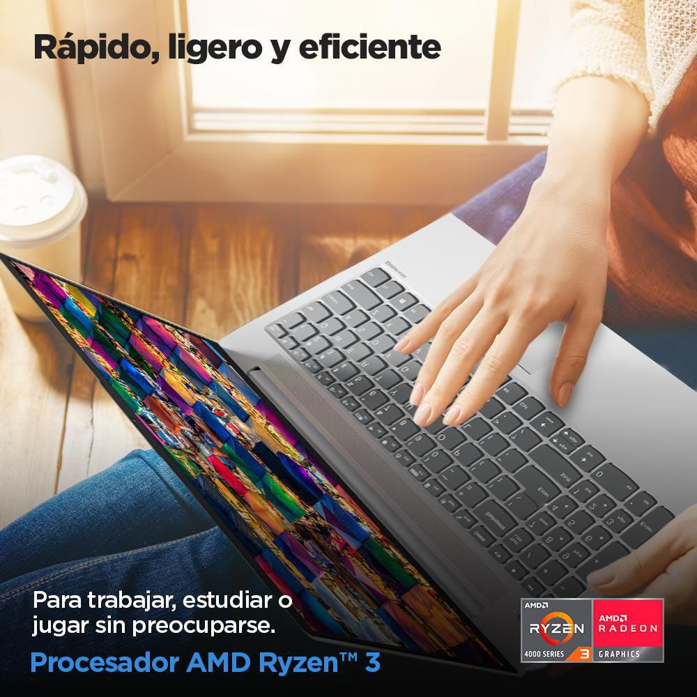 Computador LENOVO  AMD Ryzen 3 4300U RAM 8 GB 256 GB SSD NB S145 img #5