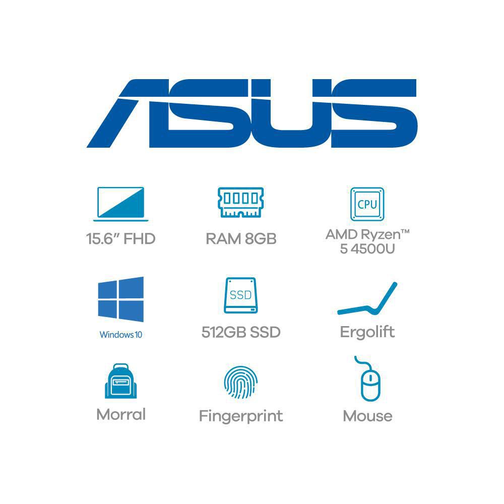 Computador ASUS  AMD Ryzen 5 4500U RAM 8 GB 512 GB SSD M513IAEJ683T img #6