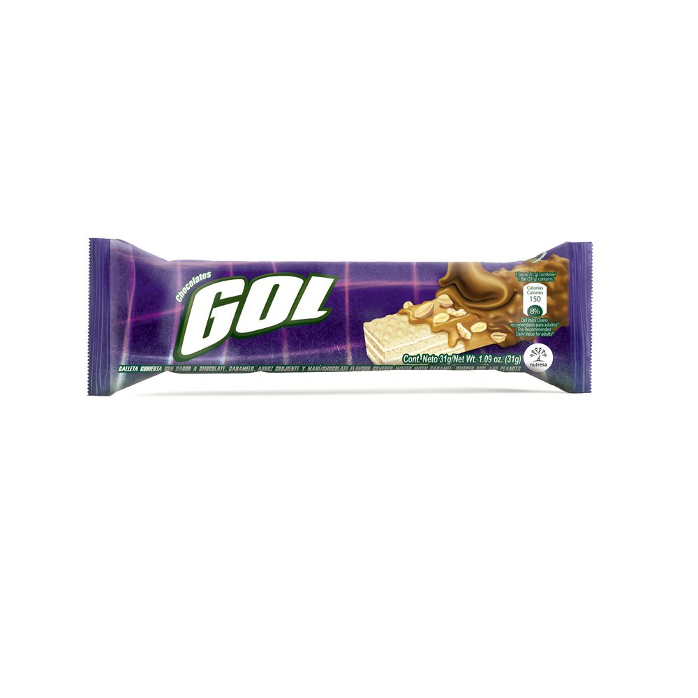 Galletas GOL cubierta con sabor a chocolate (31  gr) img #2