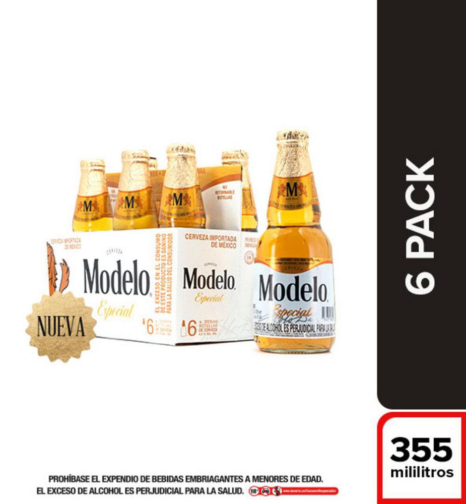 Cerveza MODELO botella especial six pack (2130  ml) img #1