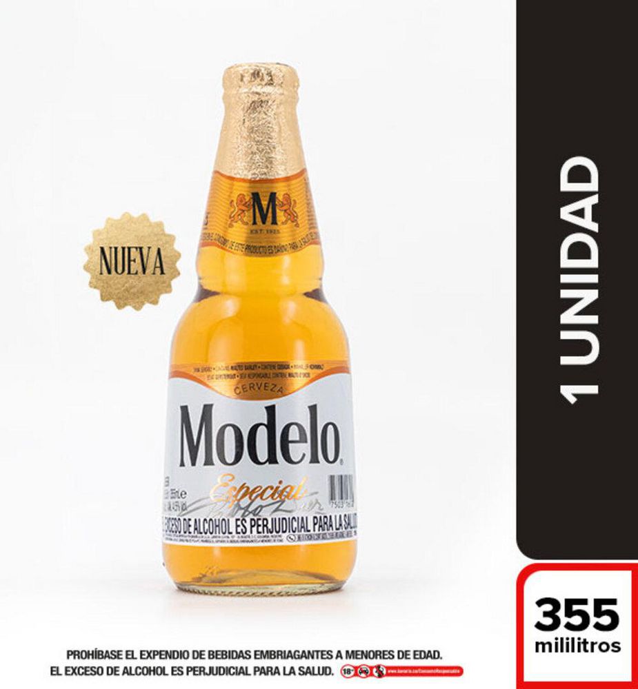 Cerveza MODELO botella especial (355  ml) img #1