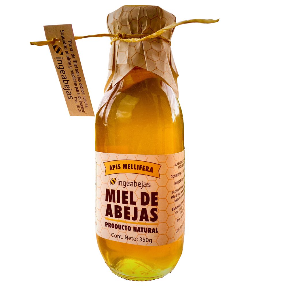 Miel de abejas INGEABEJAS 100 natural (350  gr) img #1