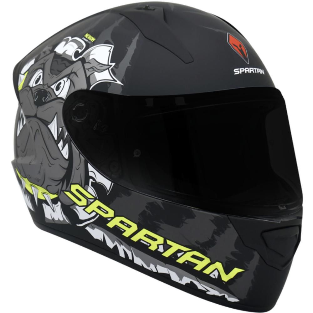 casco moto SPARTAN Stinger Neron img #4