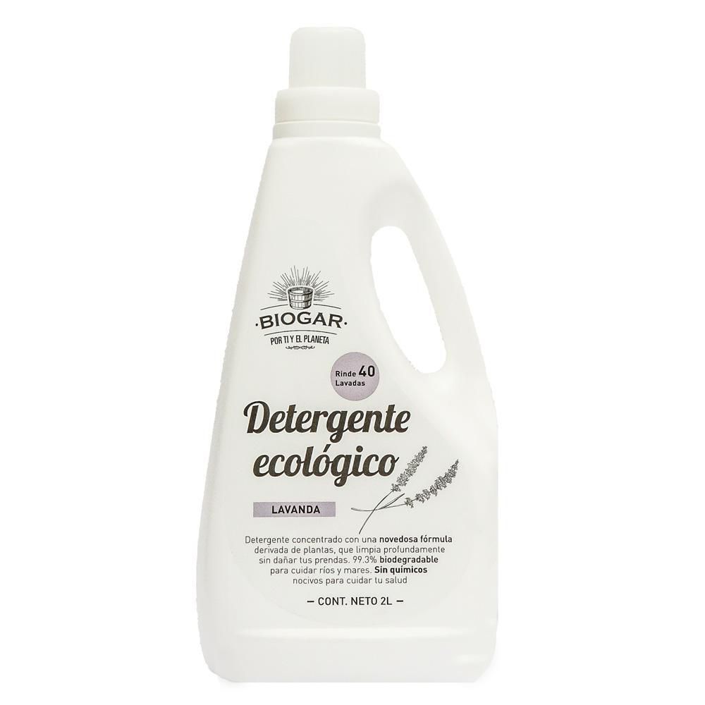 Detergente líquido BIOGAR ecológico lavanda (2000  ml) img #1