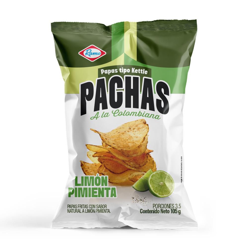 Papas RAMO tipo kettle limón pimienta (105  gr) img #2