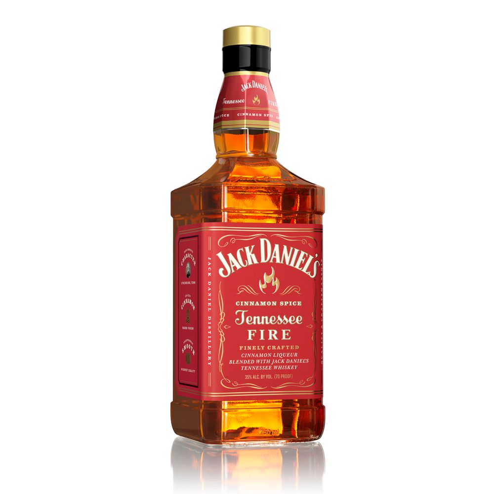 Whiskey JACK DANIELS Blended Tennessee Fire  (750  ml) img #3