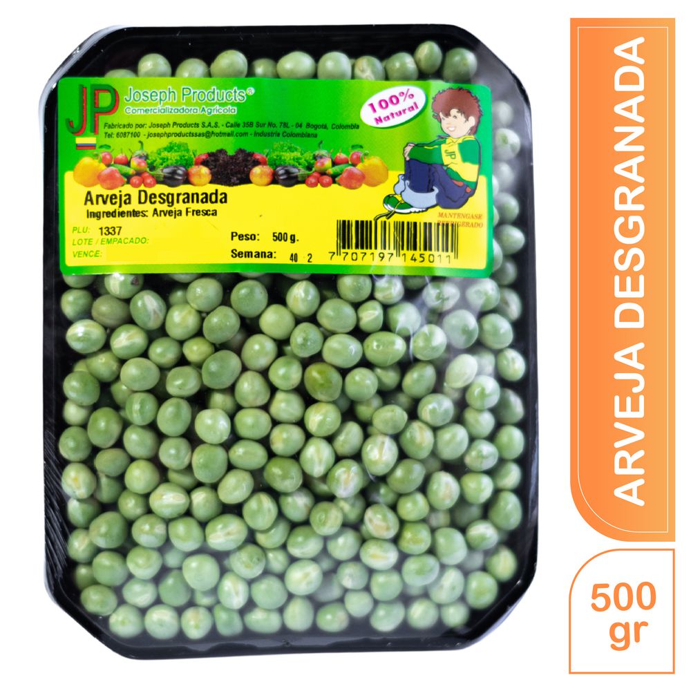ARVEJA DESGRANADA  500  gr img #1