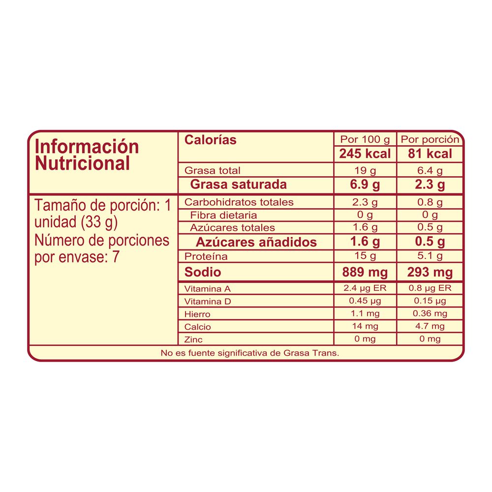 Salchicha ranchera RANCHERA premium x7und (230  gr) img #3
