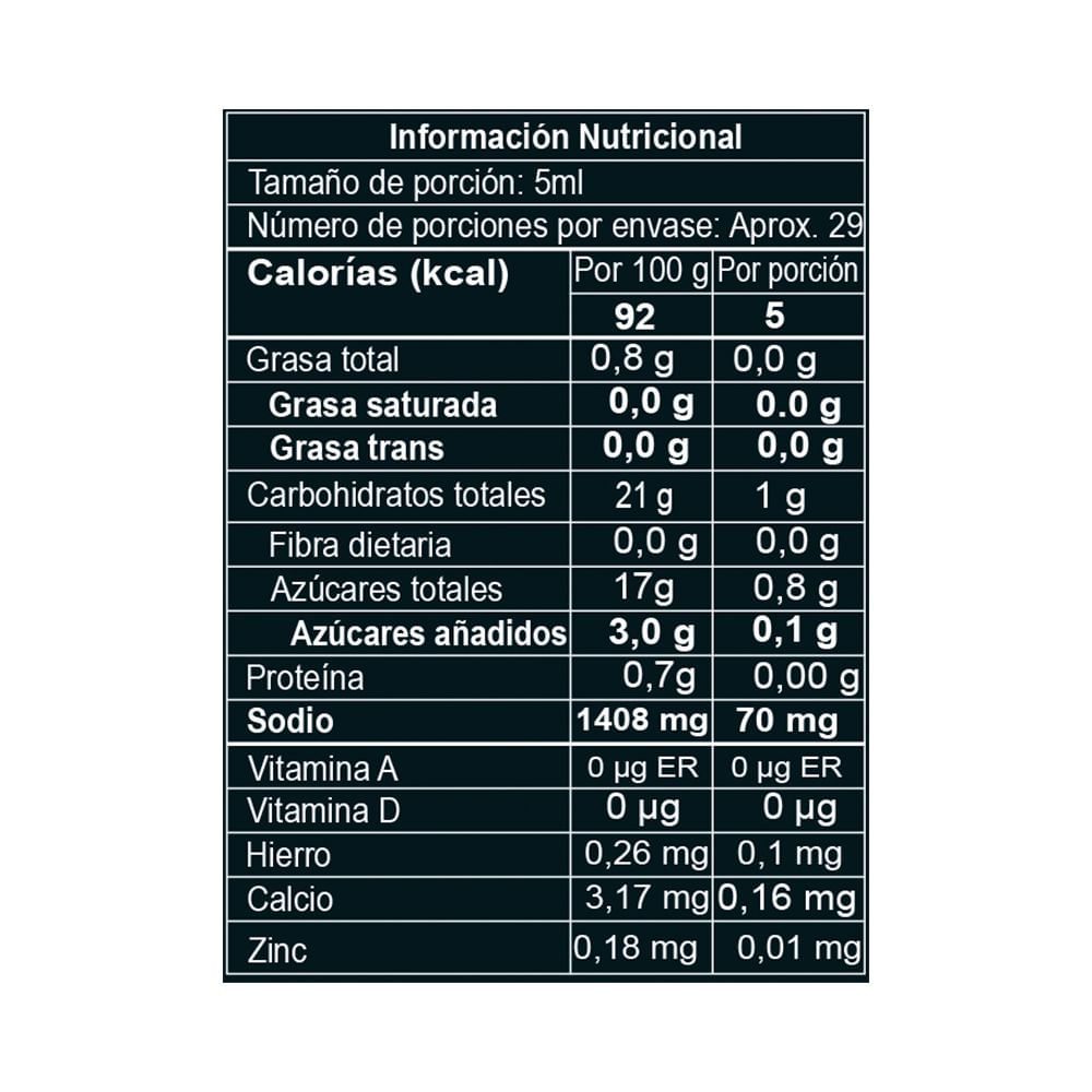 Salsa inglesa LEA & PERRINS botella (148  gr) img #2