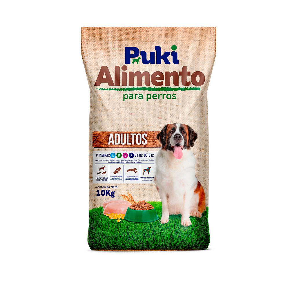 Comida para perros PUKÍ adultos con vitaminas (10000  gr) img #1