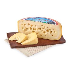 Queso VONK maasdam porcionado en tienda