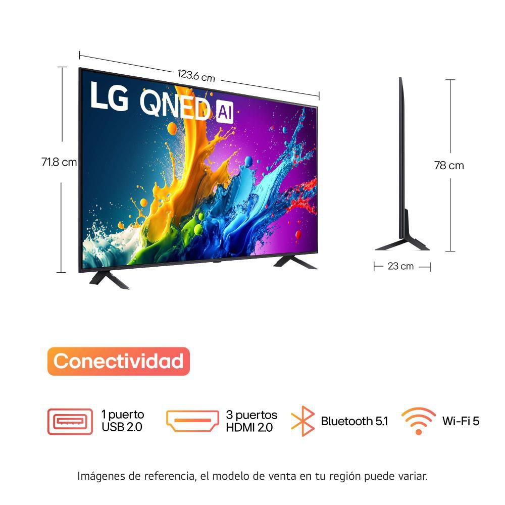 Televisor LG 55 pulgadas QNED Uhd4K Smart TV 55QNED80TSA img #8
