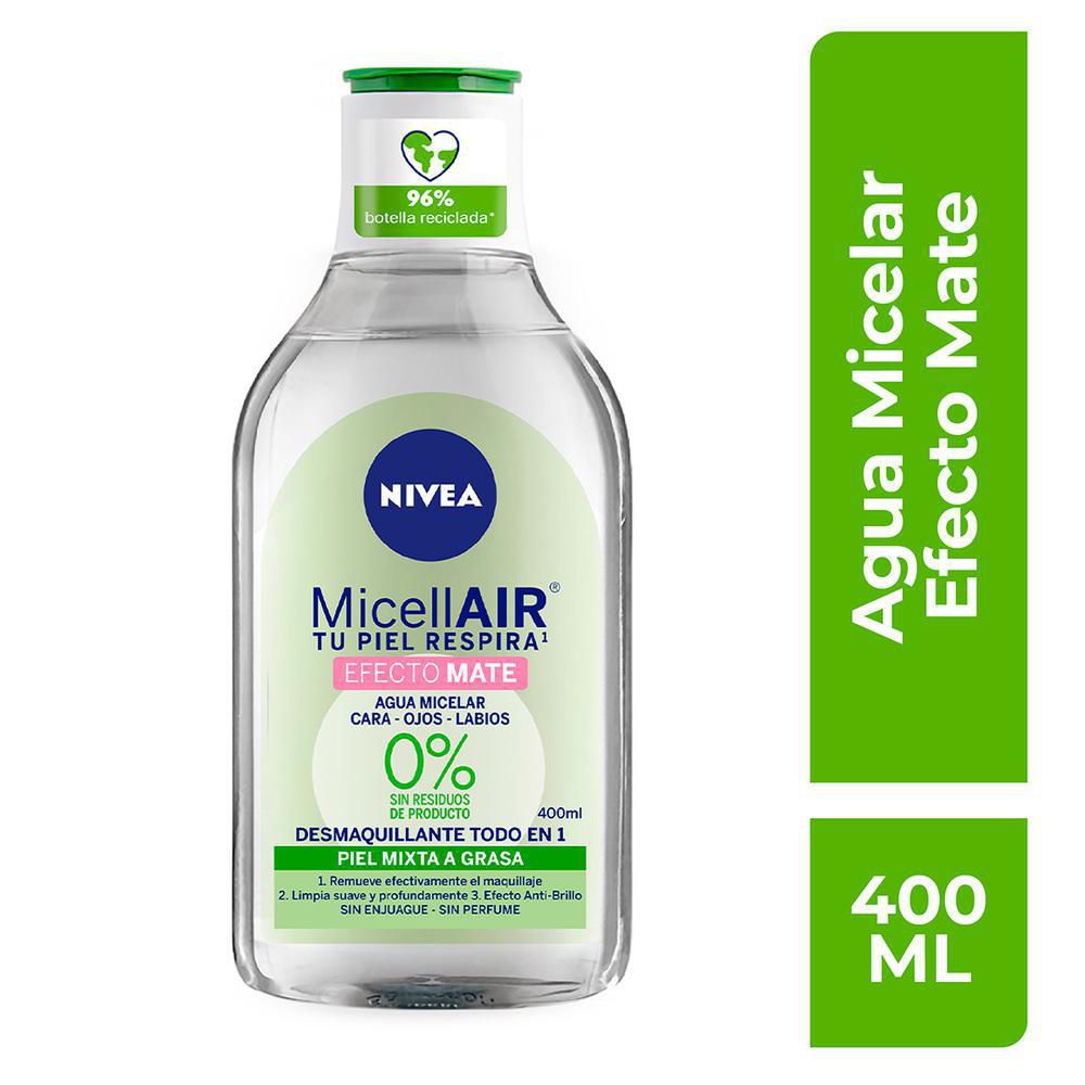 Agua micelar NIVEA desmaquillante efecto mate (400  ml) img #2