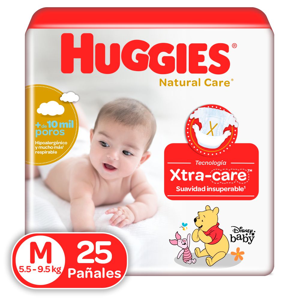 Pañales HUGGIES Xtra care talla M (25  und) img #1