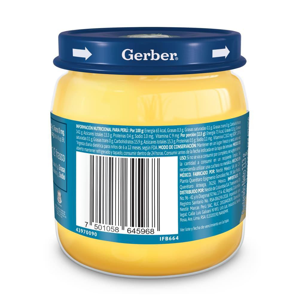 Compota GERBER de mango (113  gr) img #5