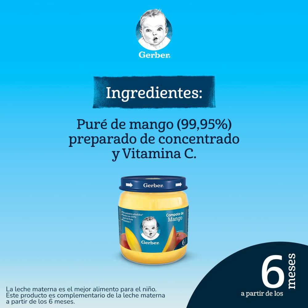 Compota GERBER de mango (113  gr) img #9