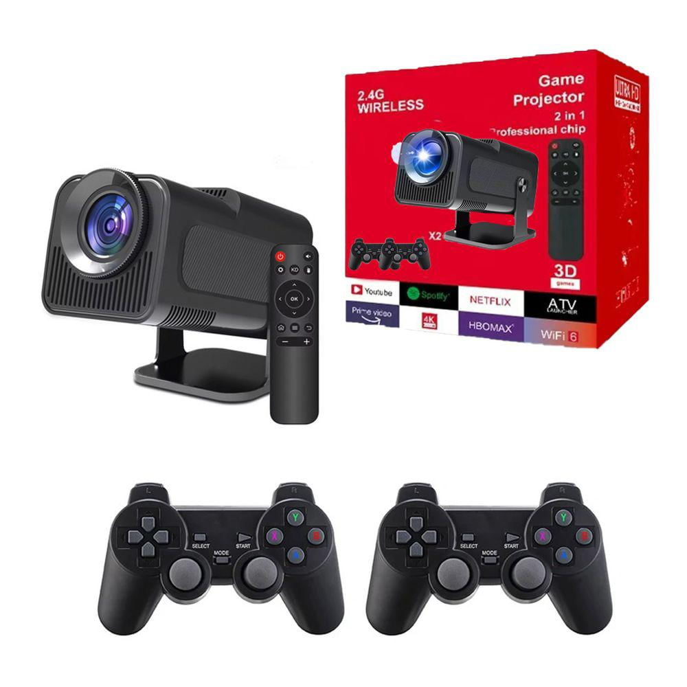 Proyector Mini Hy320 Ultra Hd 4K Wifi Android 12000 + Juegos img #1