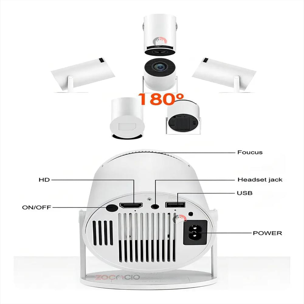 Proyector Smart Para Cine En Casa Hy300 1080Hd img #3