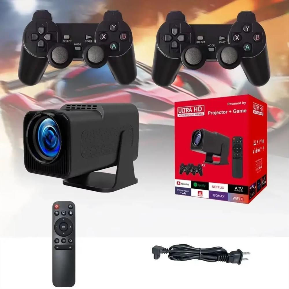 Proyector Mini Hy320 Ultra Hd 4K Wifi Android 12000 + Juegos img #5
