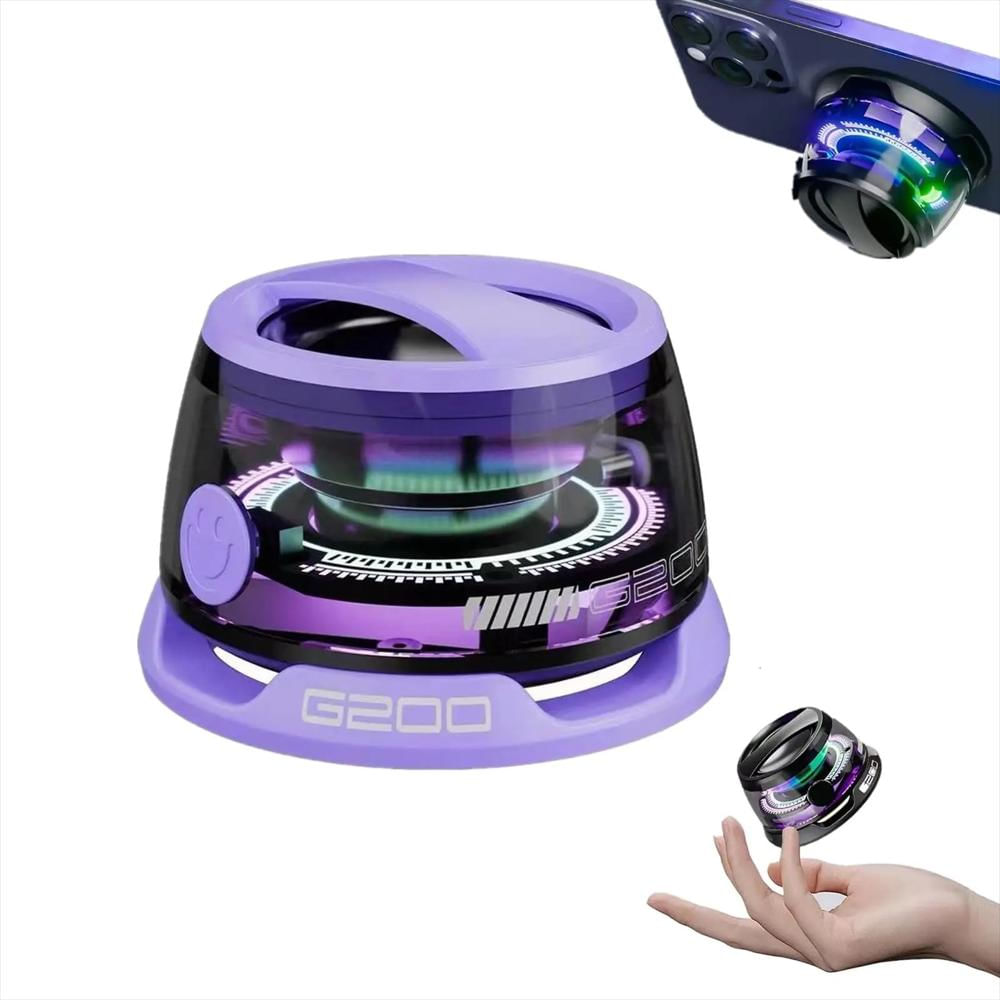 Parlante Mini Magnético Portátil Morado img #1