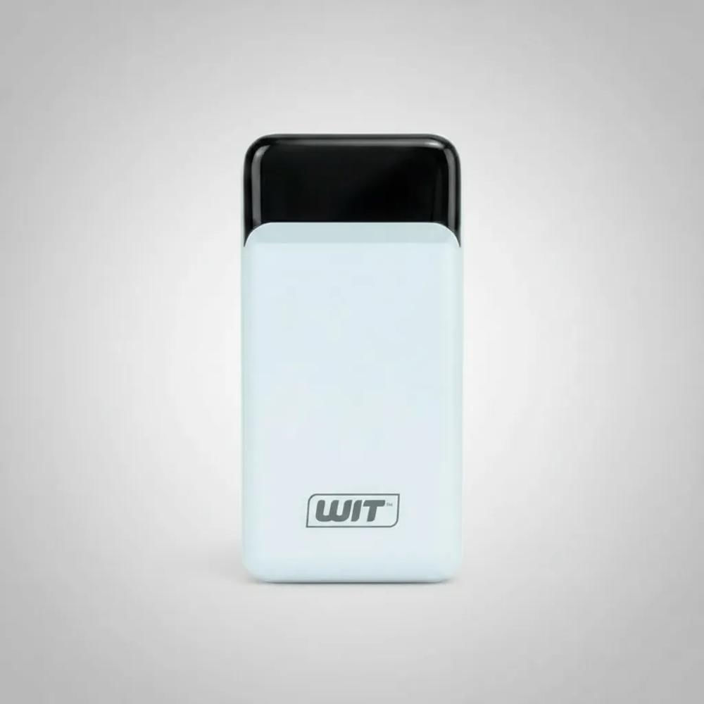 Power Bank Wit 10.000Mah Con Cables Integrados Azul Claro img #3