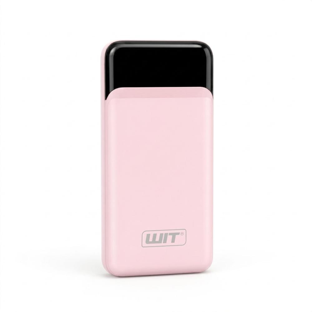 Power Bank Wit 10.000Mah Con Cables Integrados Lila Claro img #2