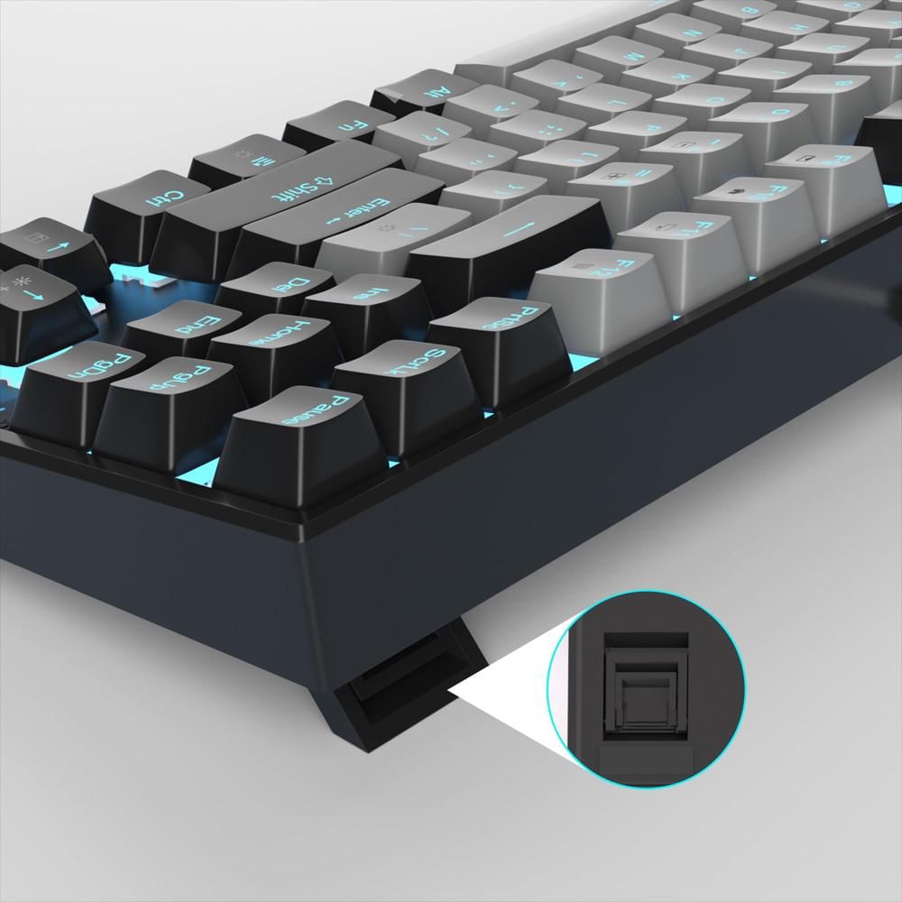 Teclado Mecánico Magegee Tkl 87 Teclas Con Switches Azules img #3