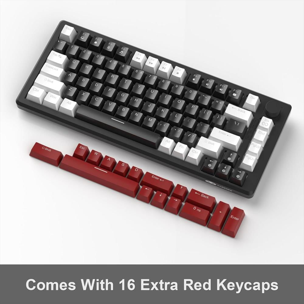 Teclado Mecánico Gaming Magegee 75% Con Retroiluminación Azul Y Perilla img #2