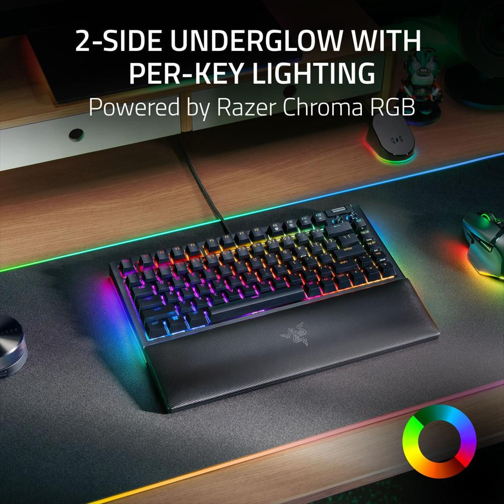 Teclado Mecánico Razer Blackwidow V4 75% Hot Swappable Rgb img #2