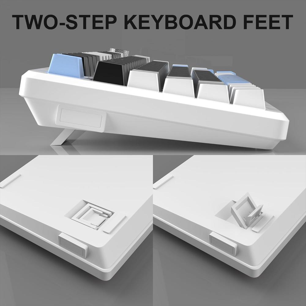 Teclado Mecánico Magegee 75% Compacto Con Perilla Y Retroiluminación Azul img #2