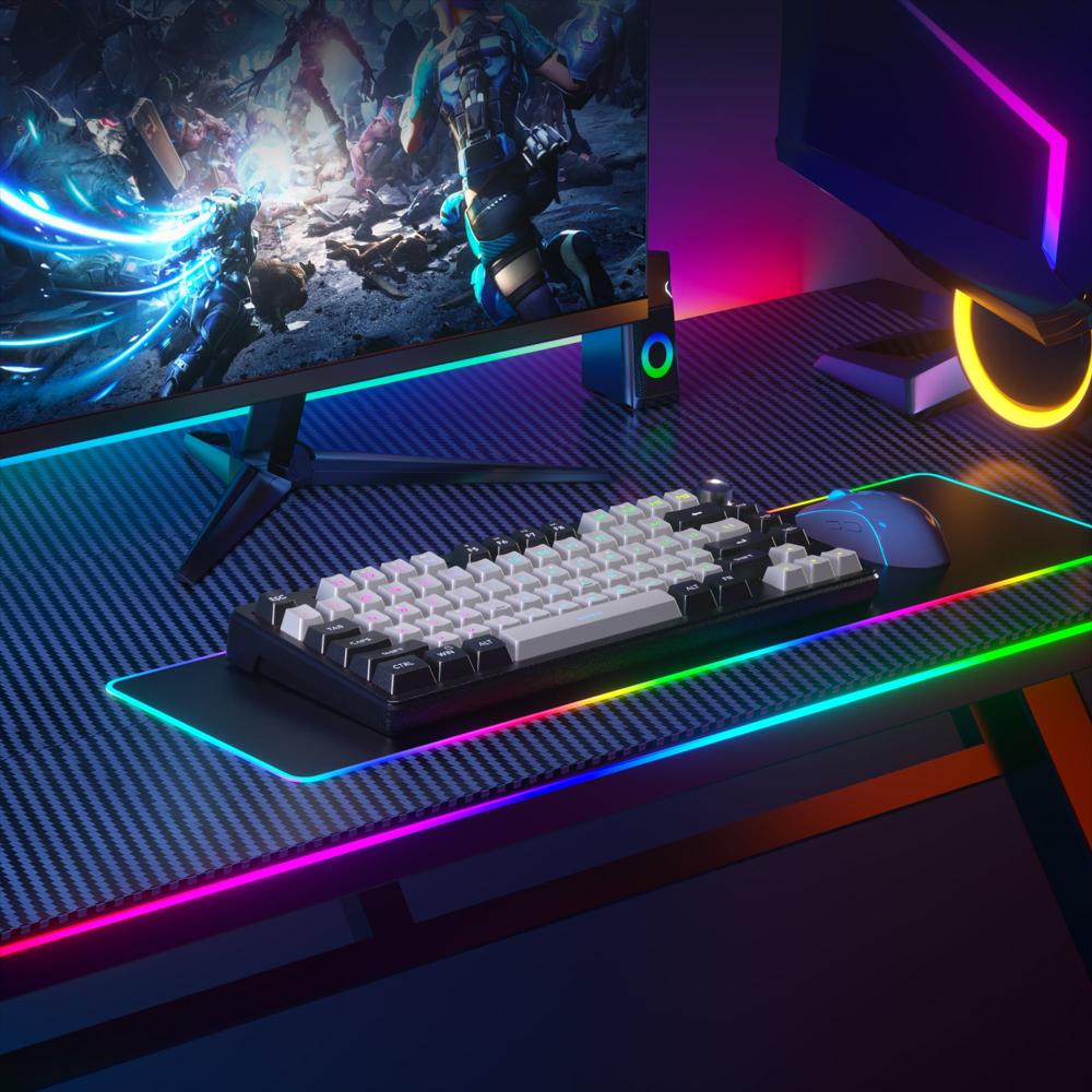 Teclado Gamer Magegee Ts75 Compacto 79 Teclas Rgb Con Perilla De Volumen img #4