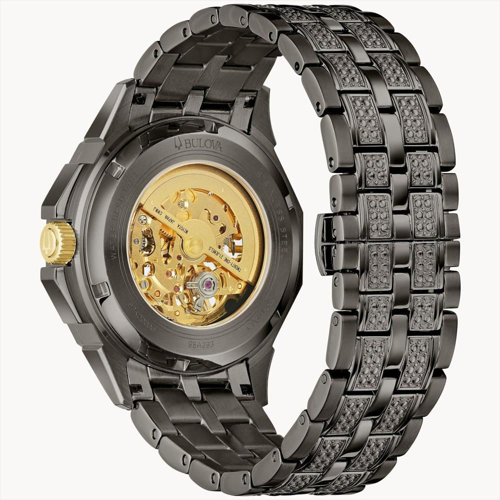 Reloj Bulova 98A293 Para Hombre Automático Gris Elegante img #3