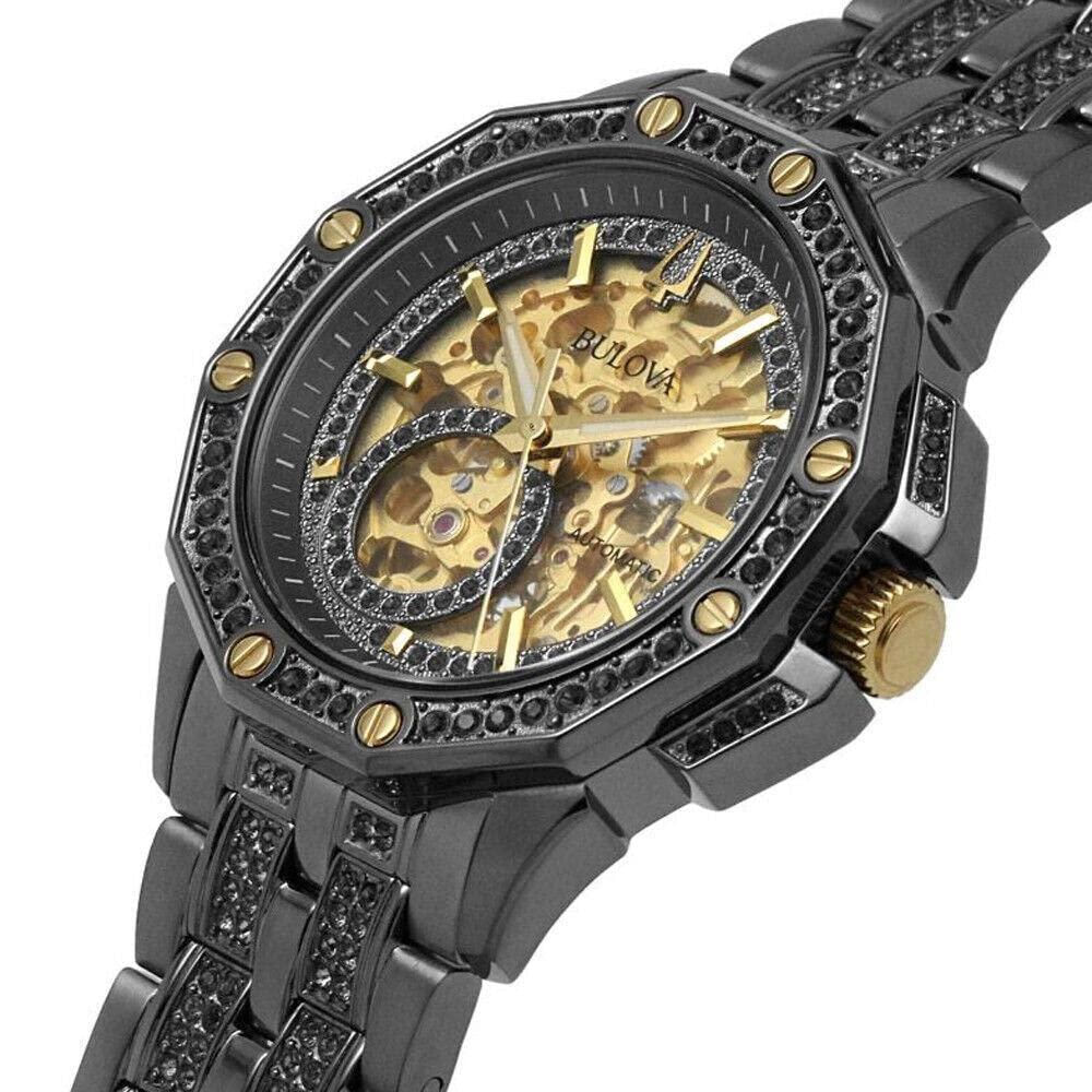 Reloj Bulova 98A293 Para Hombre Automático Gris Elegante img #4