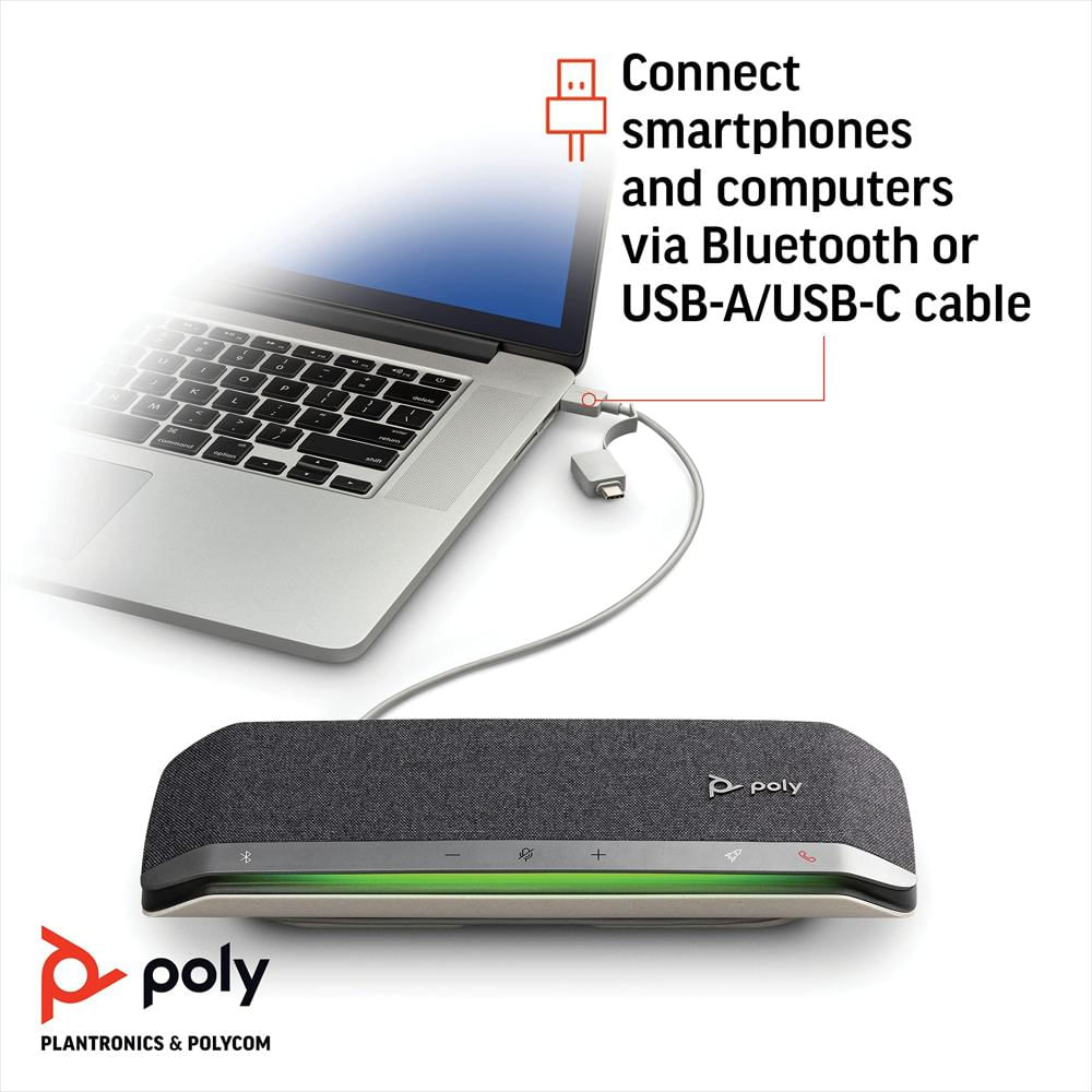 Altavoz Manos Libres Poly Sync 40 Usb A Usb C Bluetooth Negro img #2