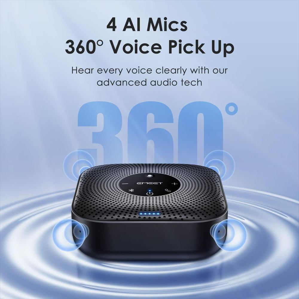 Altavoz Manos Libres Emeet M0 Plus Bluetooth Para Conferencias img #2