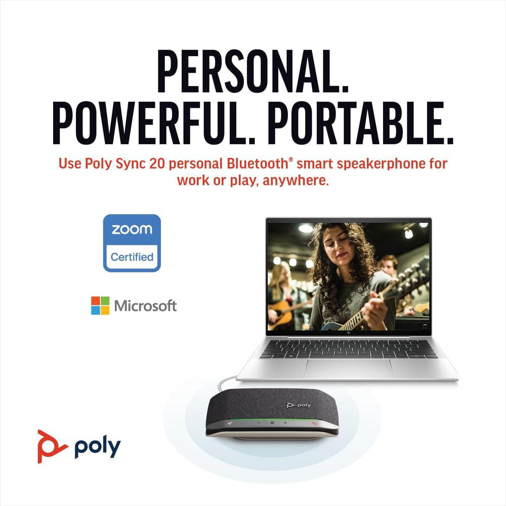 Altavoz Manos Libres Poly Sync 20 Usb C Portátil Para Conferencias img #2