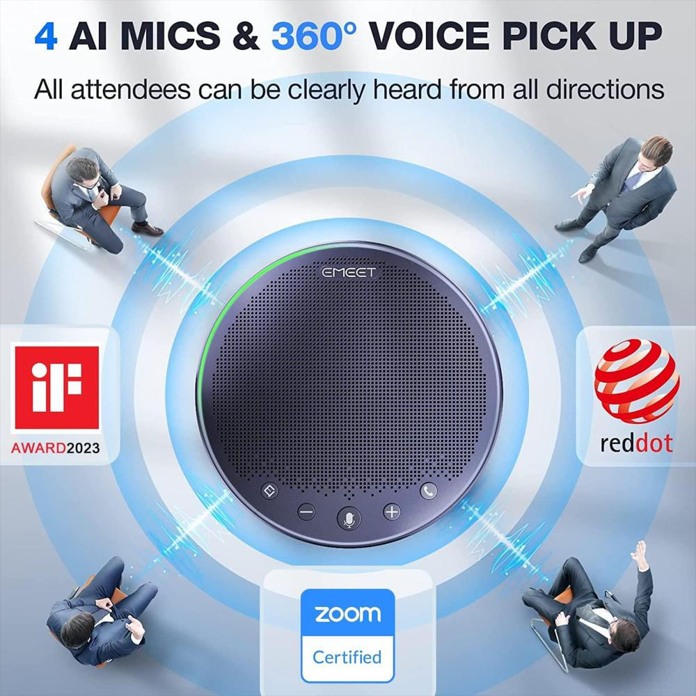 Altavoz Manos Libres Emeet M3 Bluetooth Para Conferencias img #2