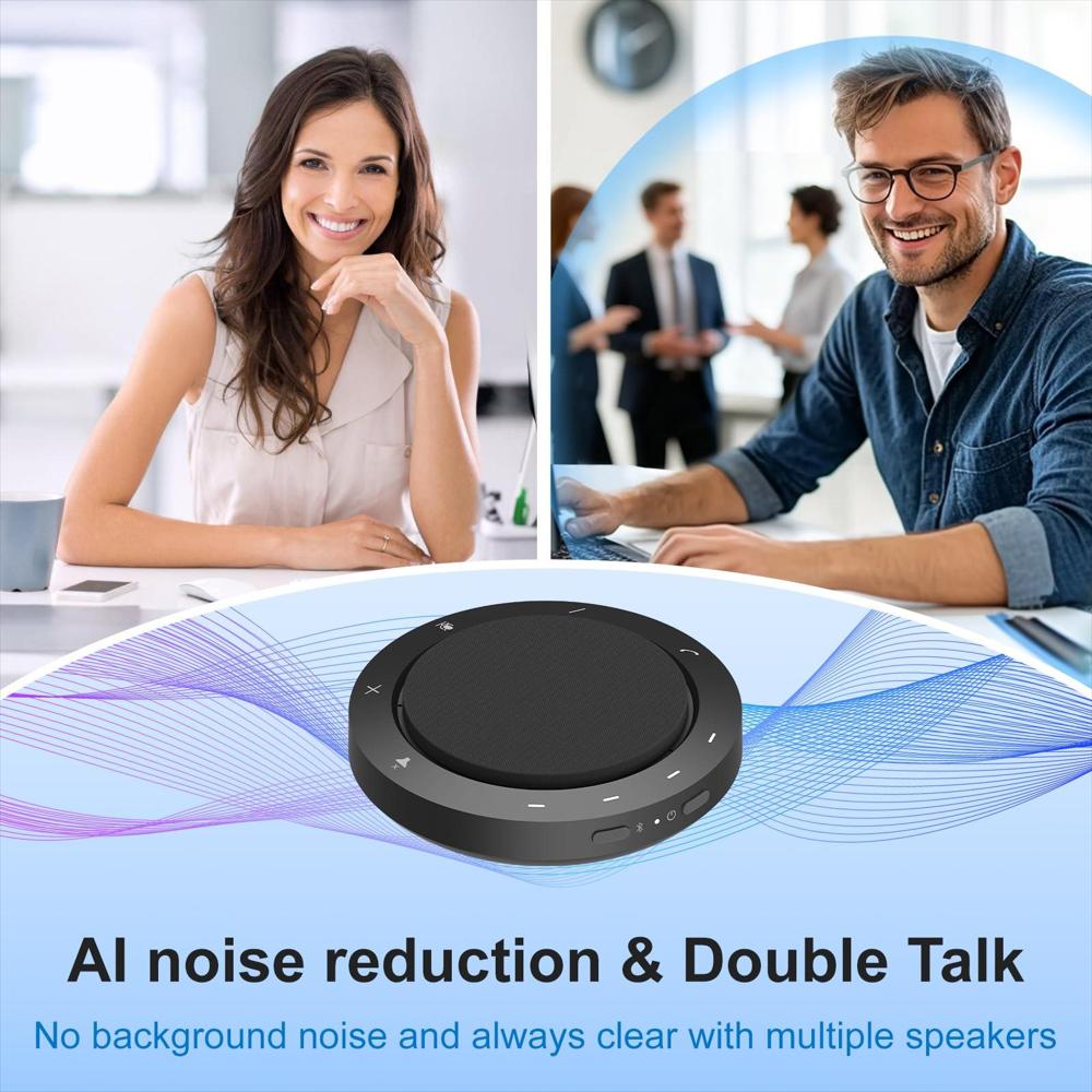 Altavoz Manos Libres Para Conferencias Con Doble Micrófono Ai 360° img #4