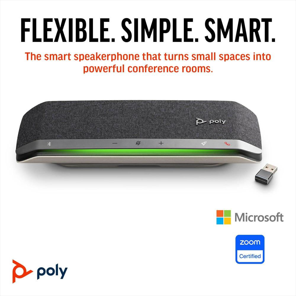 Altavoz Manos Libres Poly Sync 40+ Con Adaptador Bt700 img #2