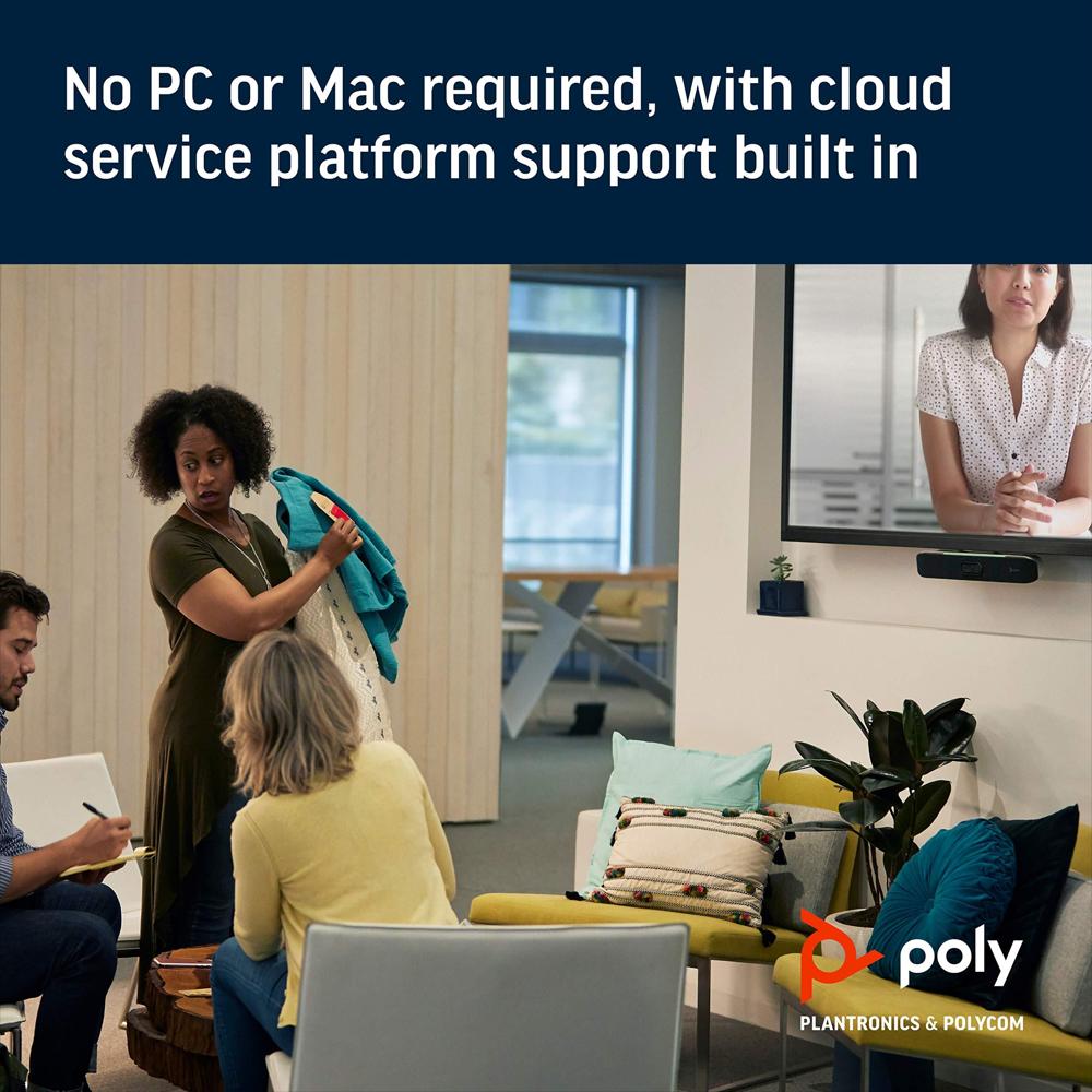 Sistema De Videoconferencia Poly Studio X30 4K Con Controlador Táctil Tc8 img #3