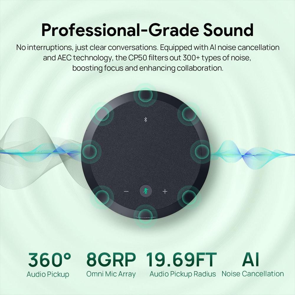 Altavoz Manos Libres Yealink Cp50 Bluetooth Para Conferencias img #2