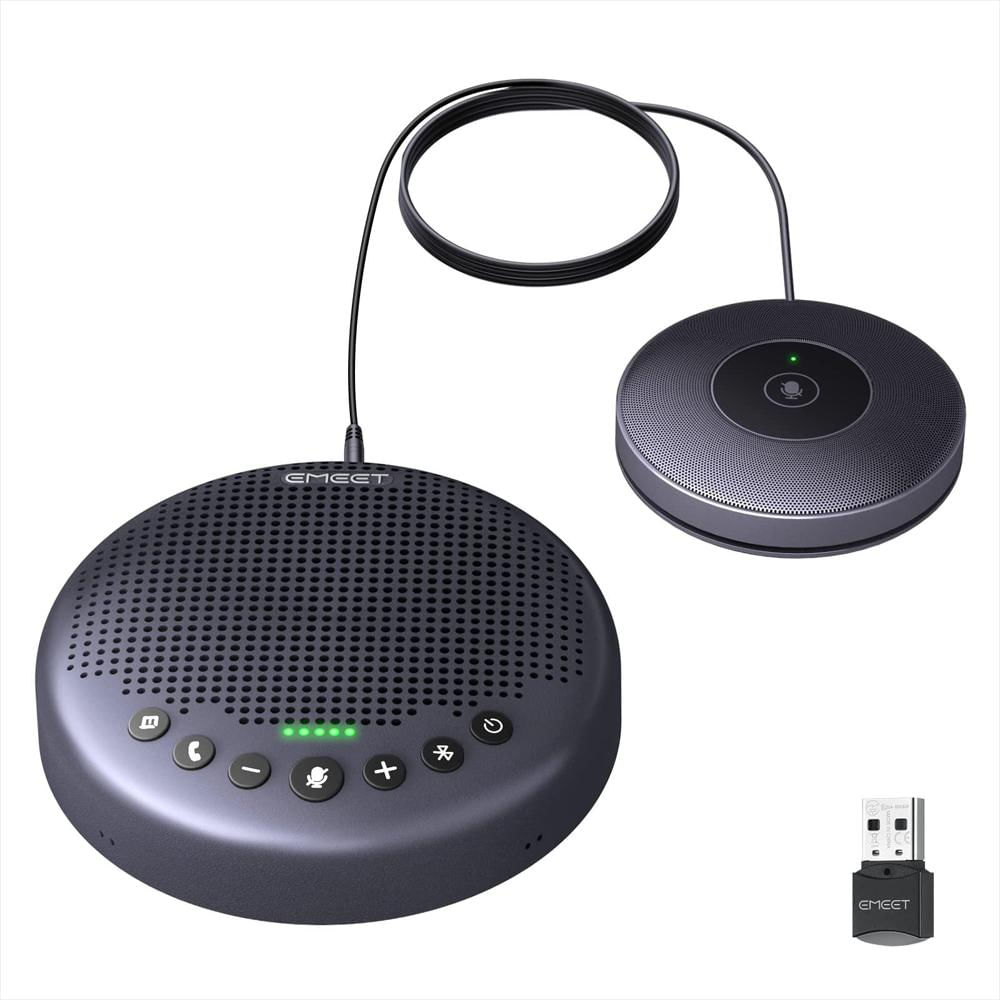 Altavoz Manos Libres Emeet Con 8+1 Micrófonos Ai Para Conferencias img #1